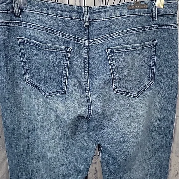 Lauren Conrad Boho Patchwork Wide Leg Jeans Size‎ 10 - Picture 8 of 10